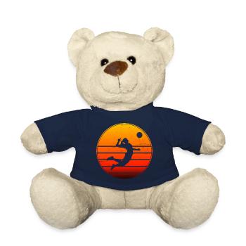 Volleyball Damen Volleyballer Volleyballspieler - Teddy - French Navy - Vorne