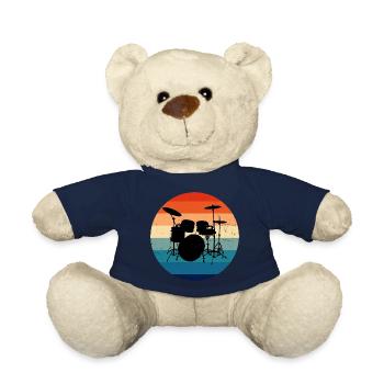 Perkussionist Herren Schlagzeuger Drum Kit - Teddy - French Navy - Vorne