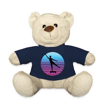 Women's Fitness Aerobics Fitness Aerobics Conditionstr - Teddy Bear - french navy - Front