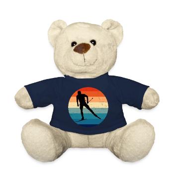 Cross-country skating cross-country skiing cross-country skiing skate cross-country skiing - Teddy Bear - french navy - Front