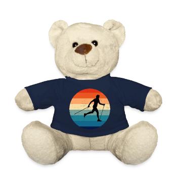 Men Women Nordic Walking Walking Walking - Teddy Bear - french navy - Front
