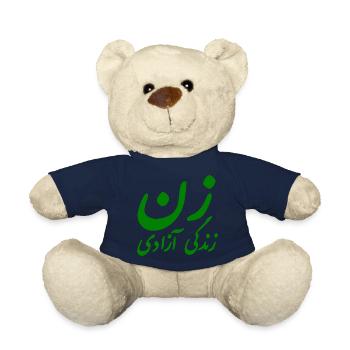 Women life freedom iran - Nounours - bleu marine - Devant