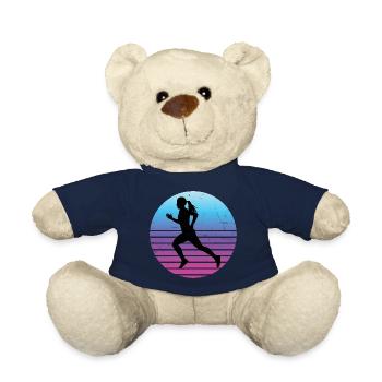 Course de fond Jogging masculin Jogging - Nounours - bleu marine - Devant