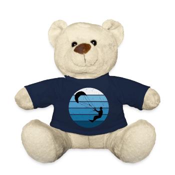 Kitesurf Femmes Kitesurfer Kitesurf Kitesurf Kite - Nounours - bleu marine - Devant