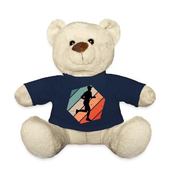 Course de fond féminine Jogging masculin - Nounours - bleu marine - Devant