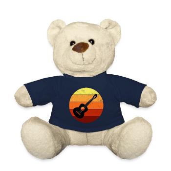 Guitariste acoustique Musicien Musicien Guitariste - Nounours - bleu marine - Devant