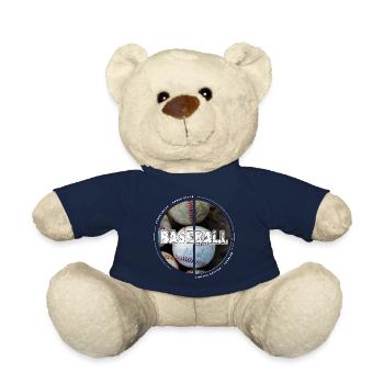 Baseball Ball Spieler USA Sport Vintage Retro - Teddy - French Navy - Vorne