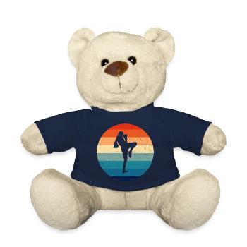Men's Thai Boxing Muay Thai Thai Boxing Thai Boxer - Teddy Bear - french navy - Front