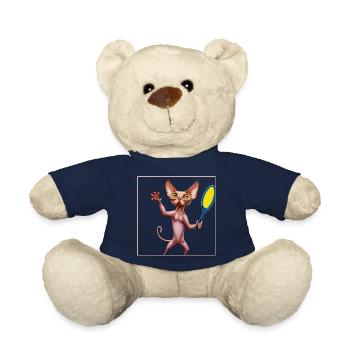 Tennis Sphynx Katze - Teddy - French Navy - Vorne