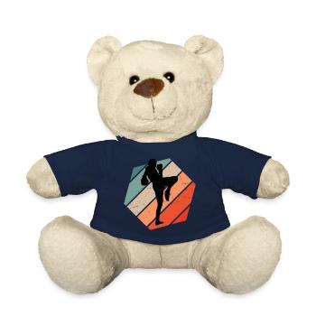 Thaibox Damen Thaiboxen Muay Thai Thaiboxer - Teddy - French Navy - Vorne