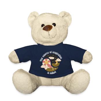 The Source Of Inspiration Is Nature Retro Designs - Teddy Bear - french navy - Front