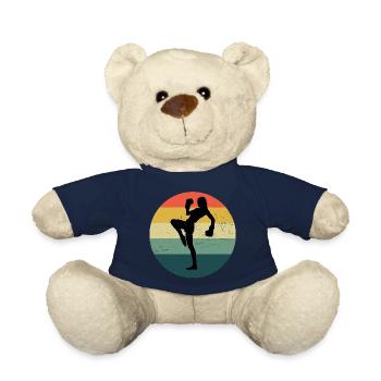 Kickboxing Men's Kickboxing Boxing Kickboxer - Teddy Bear - french navy - Front