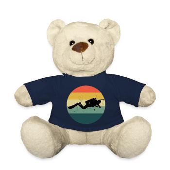 Scuba Diving Scuba Diver Diver Diver - Teddy Bear - french navy - Front