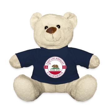 East Los Angeles California Flag USA Souvenir - Nounours - bleu marine - Devant