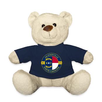 Jacksonville North Carolina Flag USA Souvenir - Nounours - bleu marine - Devant