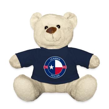 Leander Texas Flagge USA Reise Souvenir Abzeichen - Teddy - French Navy - Vorne