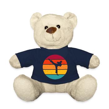 Kickboxing Men Women Kickboxer Kickboxing - Teddy Bear - french navy - Front