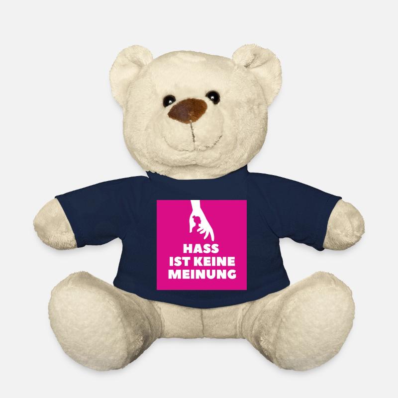 Hass ist keine Meinung Silhouette BDP - Teddy - French Navy