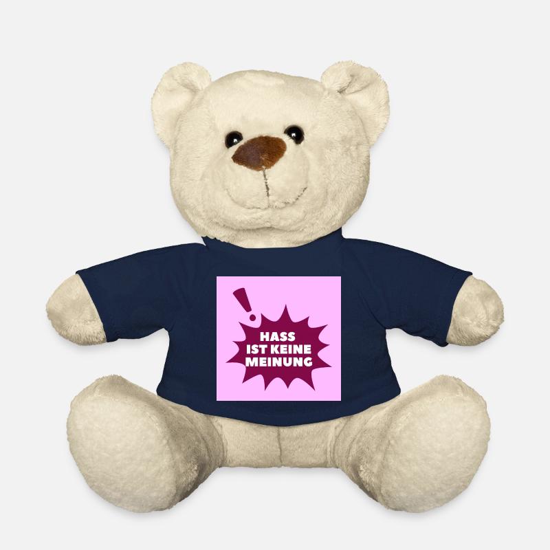 Hass ist keine Meinung Sprechblase BP - Teddy - French Navy