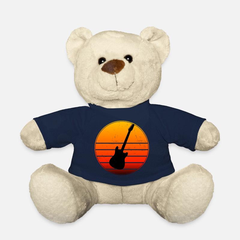 Guitar guitar player classical guitar - Teddy Bear - french navy