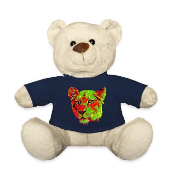 Lioness - Teddy Bear - french navy - Front