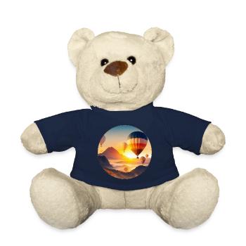 Ballooning means freedom and a thirst for adventure - Teddy Bear - french navy - Front