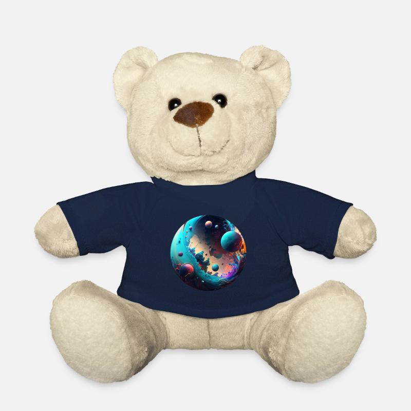 3D blaues Universum - Teddy - French Navy