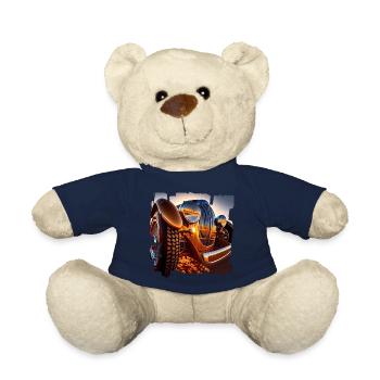 Classic car events are popular with classic car enthusiasts - Teddy Bear - french navy - Front
