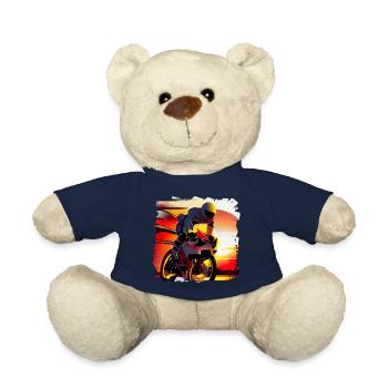Motorradrennen sind ein aufregender Motorsport - Teddy - French Navy - Vorne