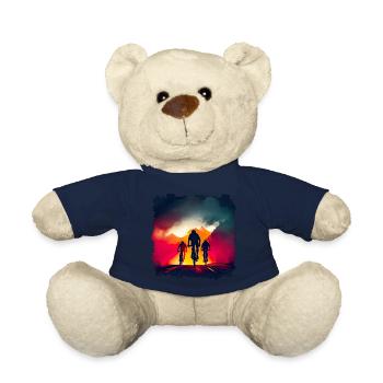 Course cycliste à la montagne nue en France un must - Nounours - bleu marine - Devant