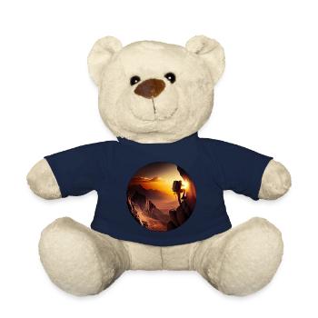 Climb the mountain in the early morning - Teddy Bear - french navy - Front