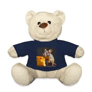 Mice with cheese is a cliché - Teddy Bear - french navy - Front