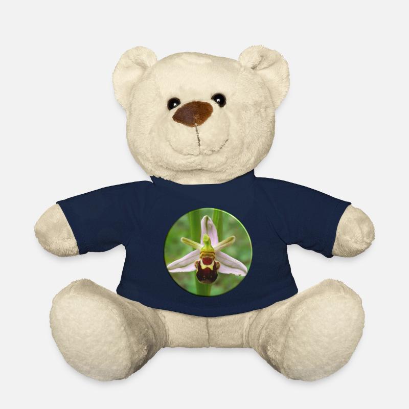 L’orchidée abeille est une orchidée indigène - Nounours - bleu marine