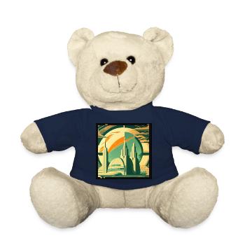 Space retrofuturism - Teddy Bear - french navy - Front