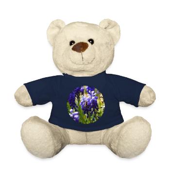 The scent of hyacinths magically attracts bees - Teddy Bear - french navy - Front
