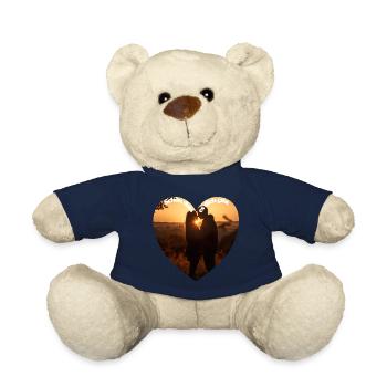 Lieben und geliebt werden sind wunderbare Gefühle - Teddy - French Navy - Vorne