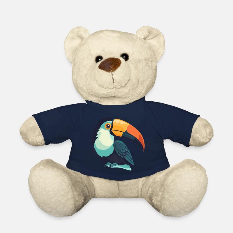 farbenfroher Tukan - Teddy - French Navy