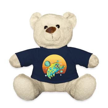 Tardigrade Retro - Teddy Bear - french navy - Front