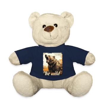 be wild grizzly - Teddy Bear - french navy - Front