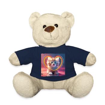 Warm cat - Teddy Bear - french navy - Front