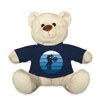 Dirt Bike Dirt Biker Dirt Bike Women Men - Teddy Bear - french navy - Front