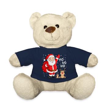 funny christmas santa claus - Nounours - bleu marine - Devant