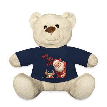 ho ho ho Santa Claus - Nounours - bleu marine - Devant