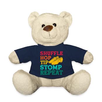 Shuffle Hop Tip Stomp Repeat - Teddy - French Navy - Vorne
