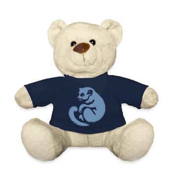 Loris Slowlori Silhouette Säugetier - Teddy - French Navy - Vorne