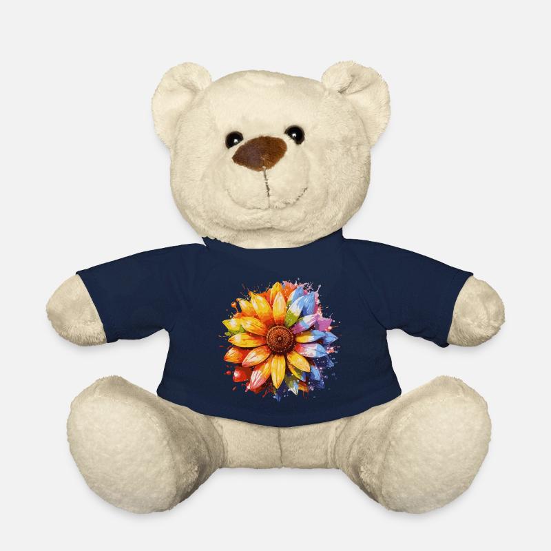 Rainbow Sunflower - Teddy - French Navy