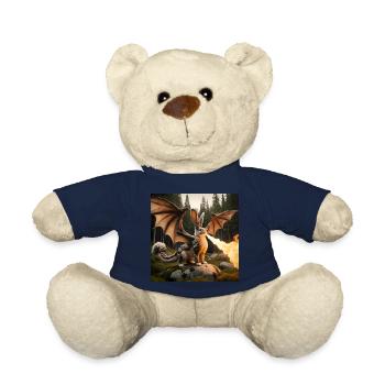 Feuerspeiender Hase Drache #16 - Teddy - French Navy - Vorne