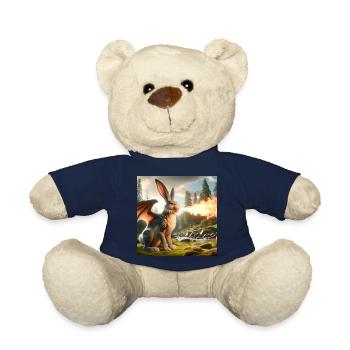 Dragon Lapin Cracheur de Feu #08 - Nounours - bleu marine - Devant