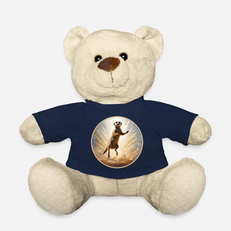 Erdmännchen in Glitzer - Teddy - French Navy