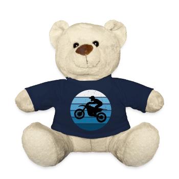 Women's Freestyle Motocross Supermoto Men - Teddy Bear - french navy - Front